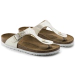Birkenstock  GIZEH SHINY SNAKE CREAM Shoes 847431003543