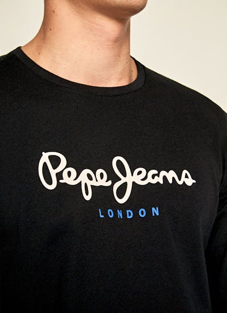 PEPE JEANS - Eggo Long Long-Sleeved Basic T-Shirt
