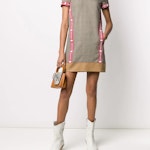 Dsquared2 Check Patterned Sports T-Shirt Dress